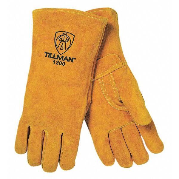 Stick Left Hand Only Welding Glove, Cowhide Palm, L