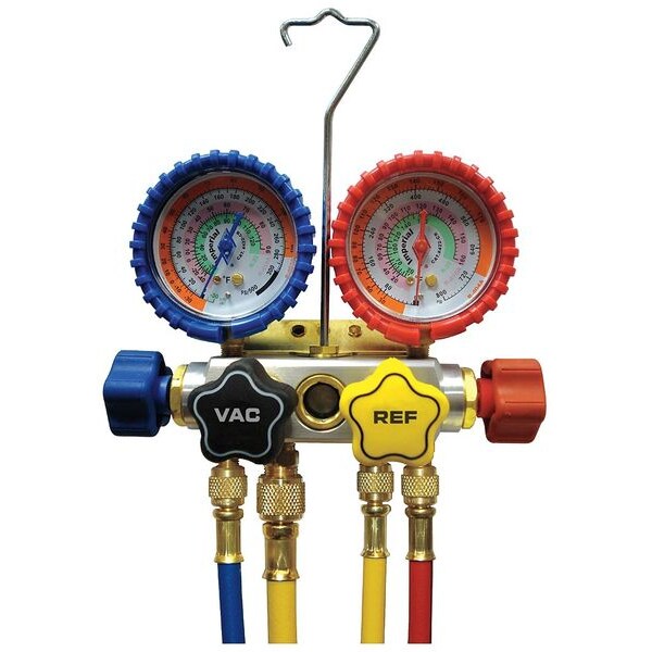 Mechanical Manifold Gauge Set, 4-Valve