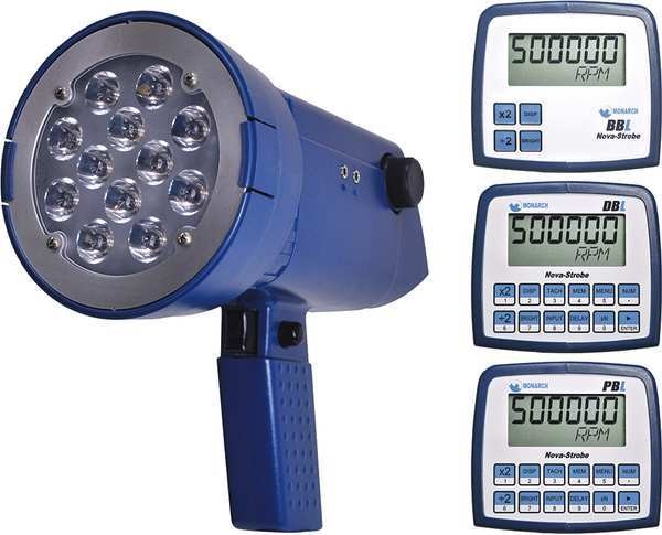 Deluxe Battery LED Strobe, RPM 0-500,000