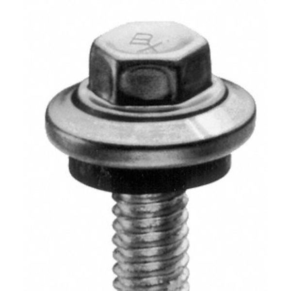 Self-Drilling Screw, #12 x 1 1/4 in, Climaseal Steel Hex Head External Hex Drive, 250 PK