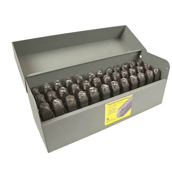 1/8 in. Heavy Duty Let. & Num. Set