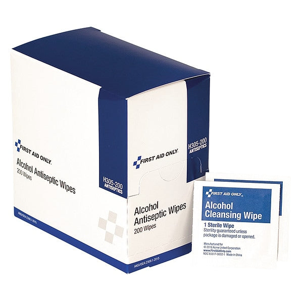 Alcohol Cleansing Pads, 1-1/4x2-5/8, PK200