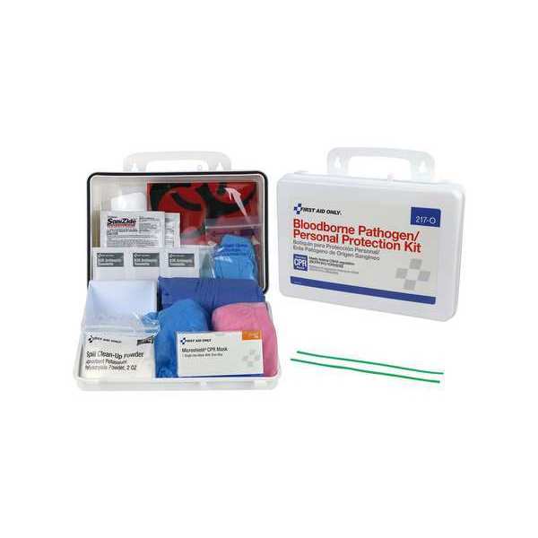 Bloodborne Pathogen Kit, Plastic Case