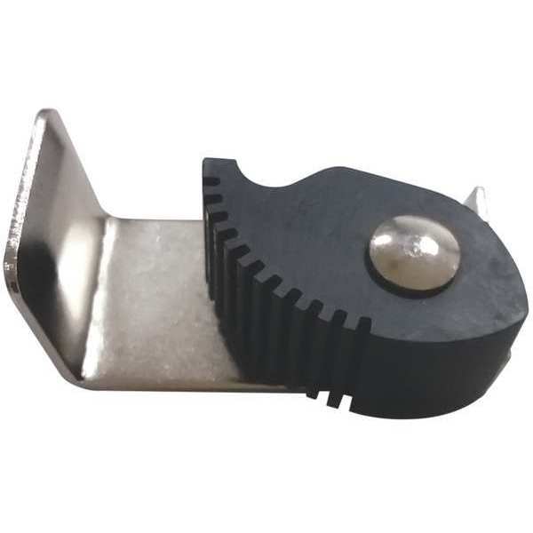 Mop and Broom Holder, For 7/8 in to 1 1/4 in Handle Dia, 2 1/2 in L, Black, 12 Pack