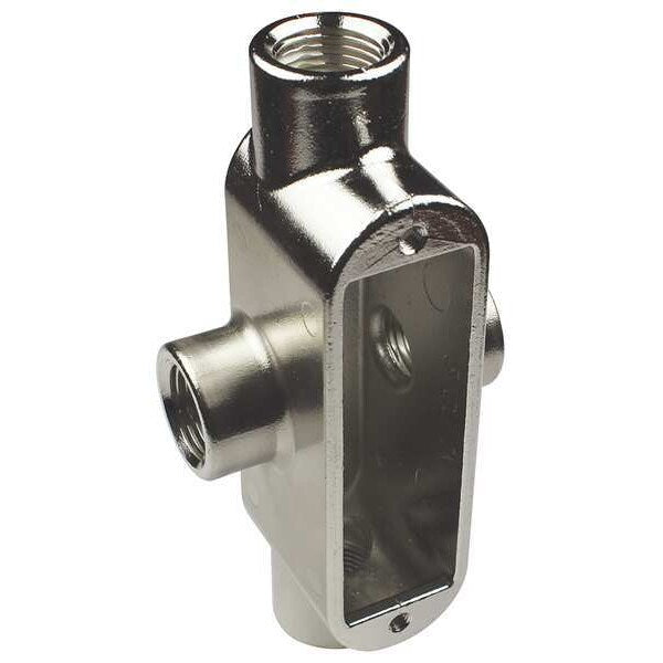 Conduit Outlet Body w/Cover, 1/2 In.