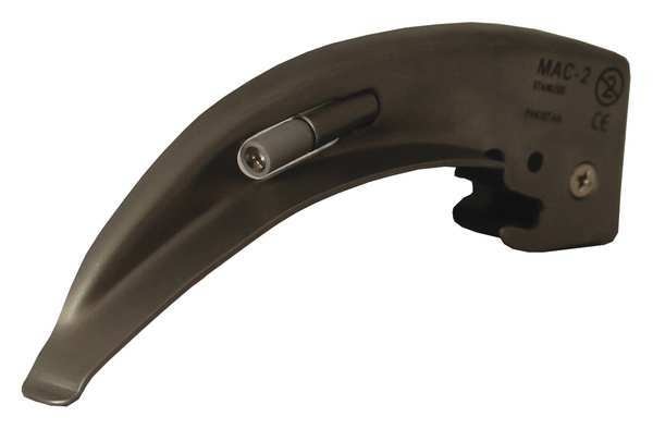 Laryngoscope Blades, 4-1/2 in. L, LED Bulb