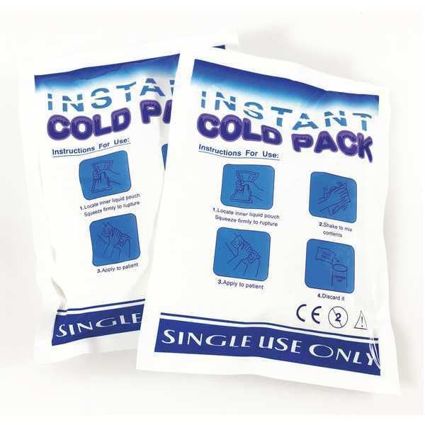 Cold Pack, White/Blue, 8in L x 6in W, PK48