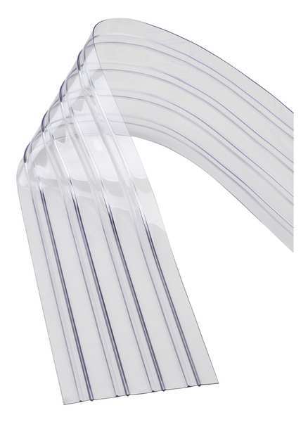 Replacement Strips, Ribbed, 12in, Clear, PK5