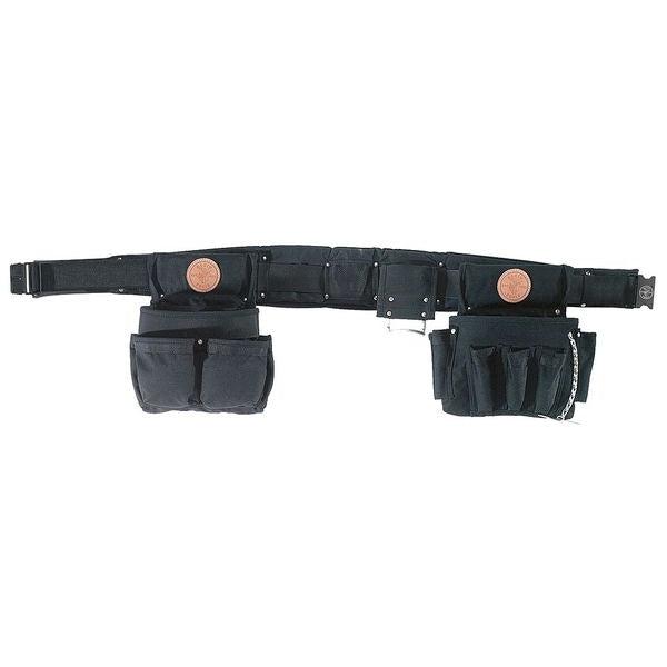 Black Ballistic Nylon Tool Belt, 27 Pockets