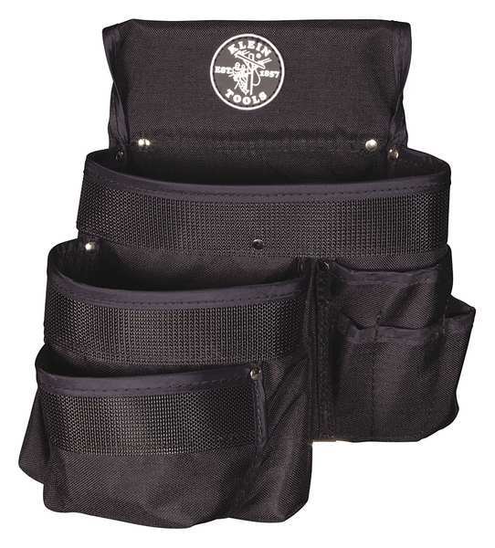 Black Ballistic Nylon 9 Pockets