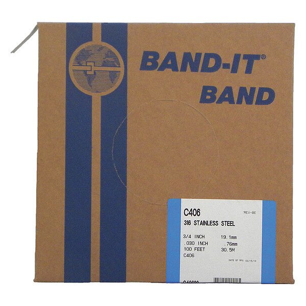 Band, 316Ss, 3/4 X 0.030 X 100 RL/100Ft