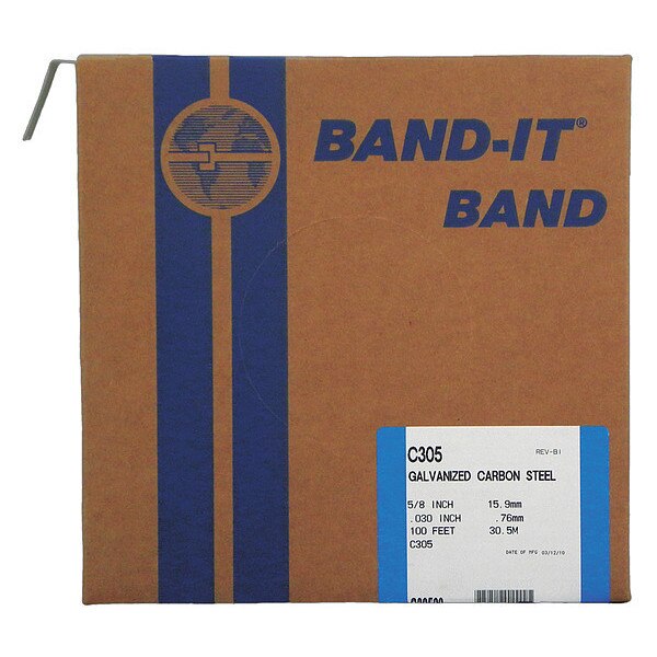 Band, Gcs, 5/8 X 0.030 X 100 RL/100Ft