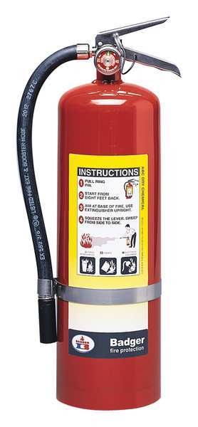 Fire Extinguisher, 4A:80B:C, Dry Chemical, 10 lb