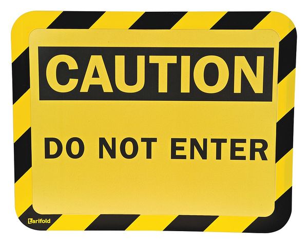 Sign Holder, Magnetic, Do Not Enter, PK2