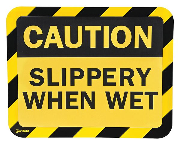 Sign Holder, Adhesive, Slippery, PK2