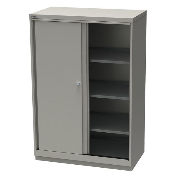 Steel Base Storage Cabinet, 40.28 in W, 57-1/8 in H, Stationary