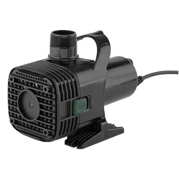 Water Garden Pump, 10 In. L, 5-11/16 In. W