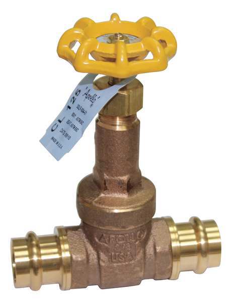 Gate Valve, 1-1/2 In., Low Lead Bronze