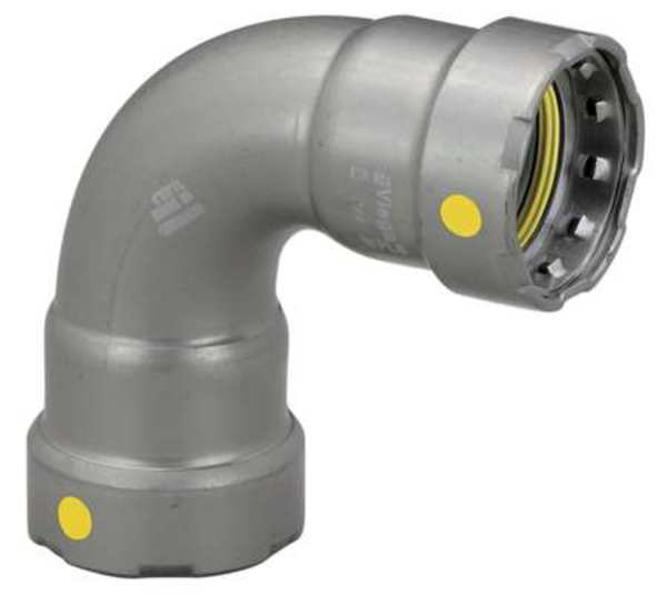 Viega MegaPressG 90 elbow, 1/2