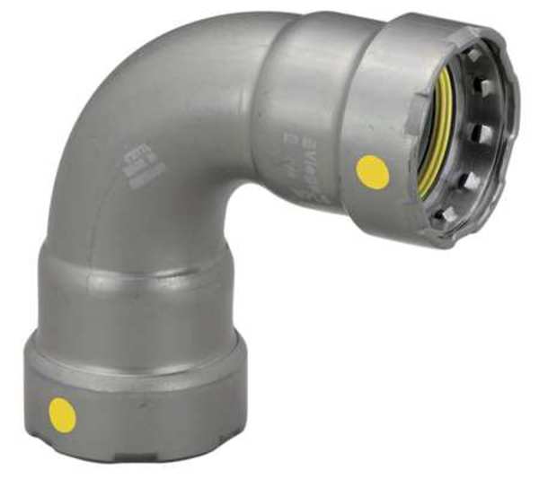 Viega MegaPressG 90 elbow, 3/4