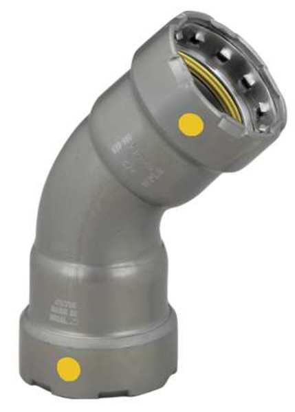 Viega MegaPressG 45 elbow, 1