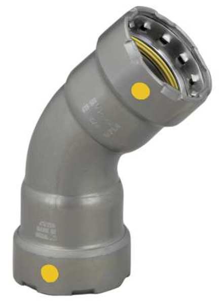 Viega MegaPressG 45 elbow, 2