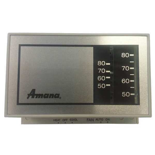 Mechanical Thermostat, Plastic, 3-13/16inH