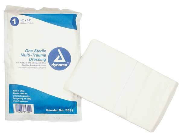 Multi-Trauma Dressing, 10inW x 30inL, PK50