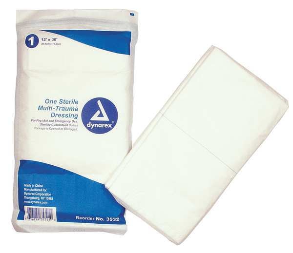 Multi-Trauma Dressing, 12inW x 30inL, PK50