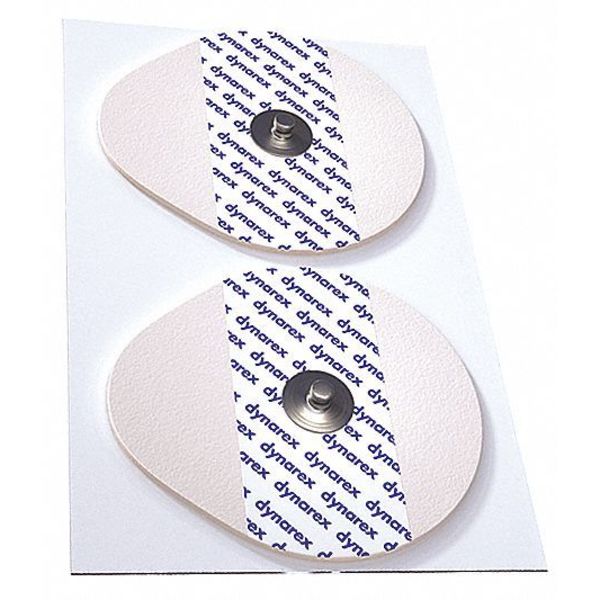 Snap Electrodes, Adult, White, Foam, PK600