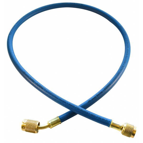 Low Side Hose, Low Loss, 60 In, Blue