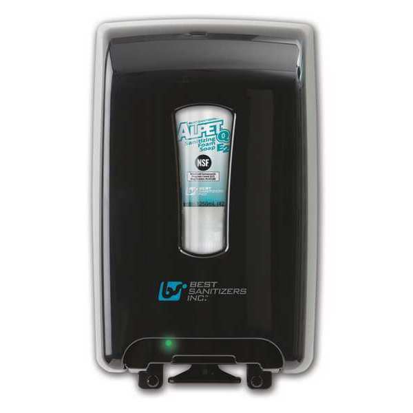 Hand Sanitizer Dispenser, 1250mL, Black