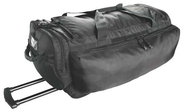 Roll Out Gear Bag, 1680D x 1680D Side-Armor, Black, 4 1/4 in Height