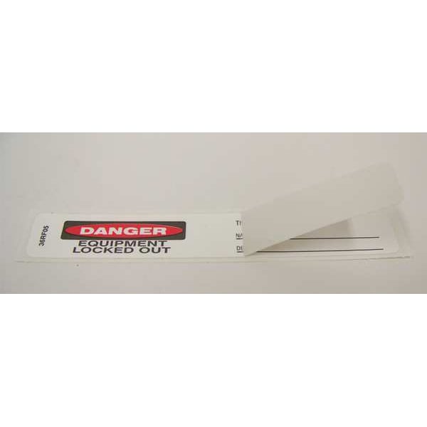 Label, Danger Equipment Locked Out, PK25
