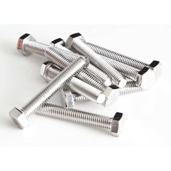 Not Graded, M8-1.25 Hex Head Cap Screw, NL-19 18-8 Stainless Steel, 60 mm L, 10 PK