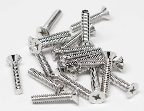 #8-32 x 3/4 in Phillips Flat Machine Screw, NL-19 18-8 Stainless Steel, 100 PK