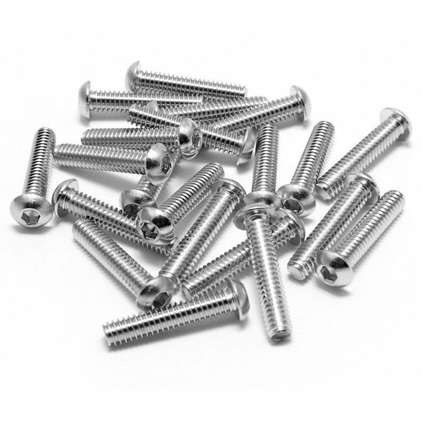 M6-1.00 Socket Head Cap Screw, NL-19(SM) 18-8 Stainless Steel, 16 mm Length, 25 PK