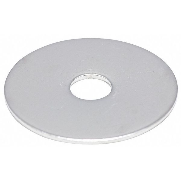 Fender Washer, Fits Bolt Size M10 , Stainless Steel NL-19 Finish, 10 PK