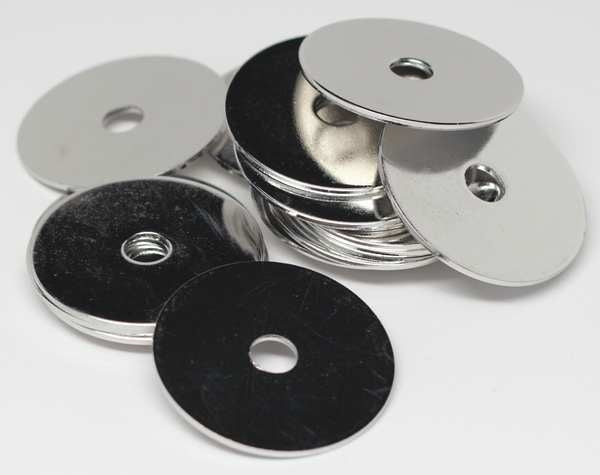 Fender Washer, Fits Bolt Size M10 , Stainless Steel NL-19 Finish, 10 PK