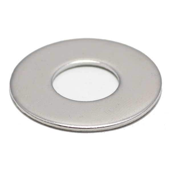 Flat Washer, Fits Bolt Size 3/8 in , Stainless Steel NL-19 Finish, 25 PK