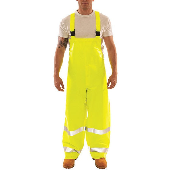 Eclipse Arc Flash Rain Overall, Cat 2, Ylw/Green, 4XL