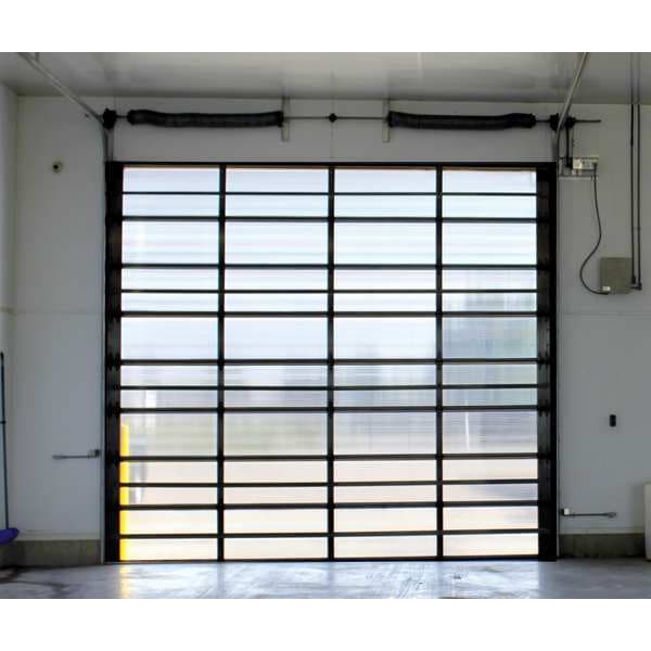 Dock Door, Aluminum, 14 ft H x 12 ft W