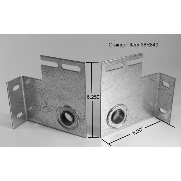 Bearing End Plate, 11 Ga, 4-3/8 In, PR