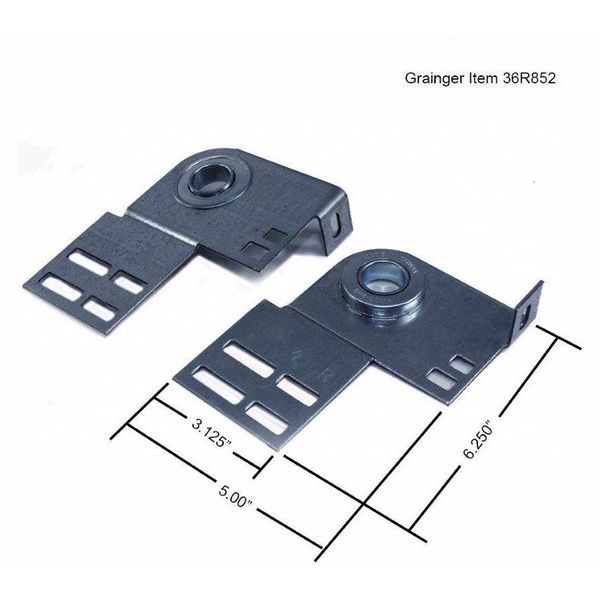 Bearing End Plate, 12 Ga, 3-3/8 In, PR