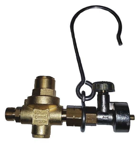 Preset Regulator, Single Stage, POL, 27 psi, Use With: Propane
