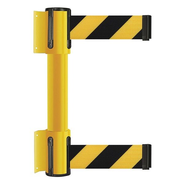 Belt Barrier, Black w/Yellow Horizontal