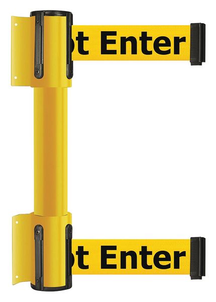 Belt Barrier, Caution-Do Not Enter, Yllow