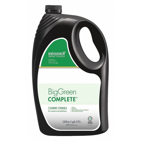 Carpet Cleaner, 128oz, Bottle, 9 to 9.8 pH