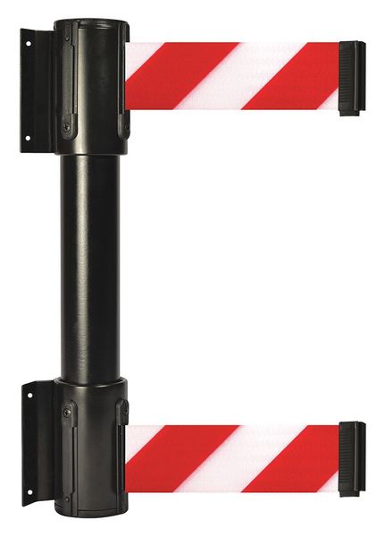 Belt Barrier, Red w/White Stripe, 2 in.W