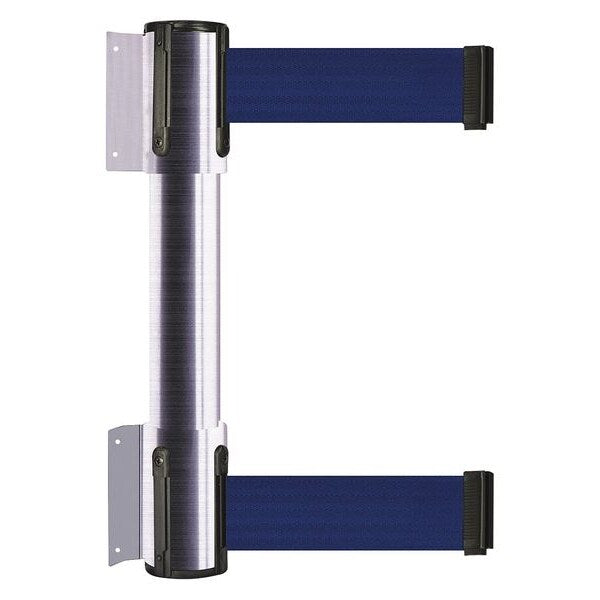 Belt Barrier, 7-1/2 ft, Yellow, 2 Belts